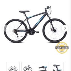 Kent 26 In. Northpoint Men's Mountain Bike, Black/Blue