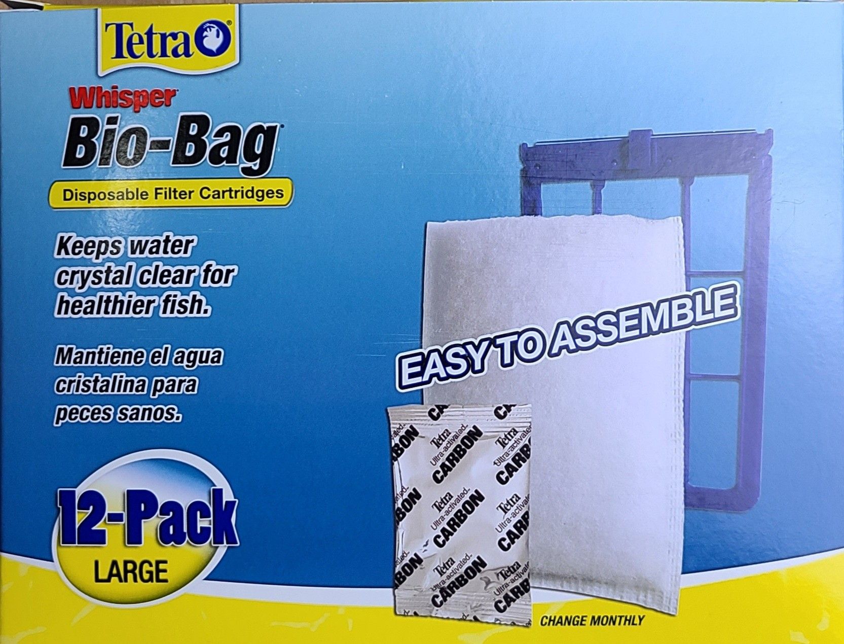 Tetra® Whisper Bio-Bag Disposable Filter Cartridge 12-Pack Large