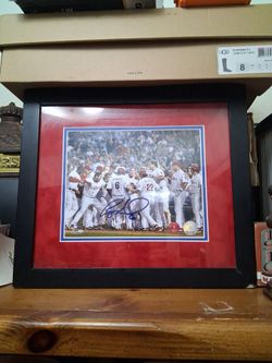 2005 Ryan Howard Rookie season autographed authenticated portrait