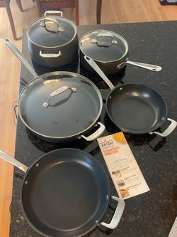All-Clad HA1 Nonstick 8-Piece Cookware Set – Great Condition