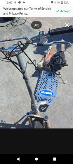 Scooter gas