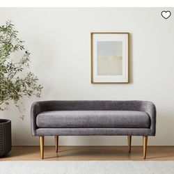 Celine Bench - Metal Legs ( West Elm)