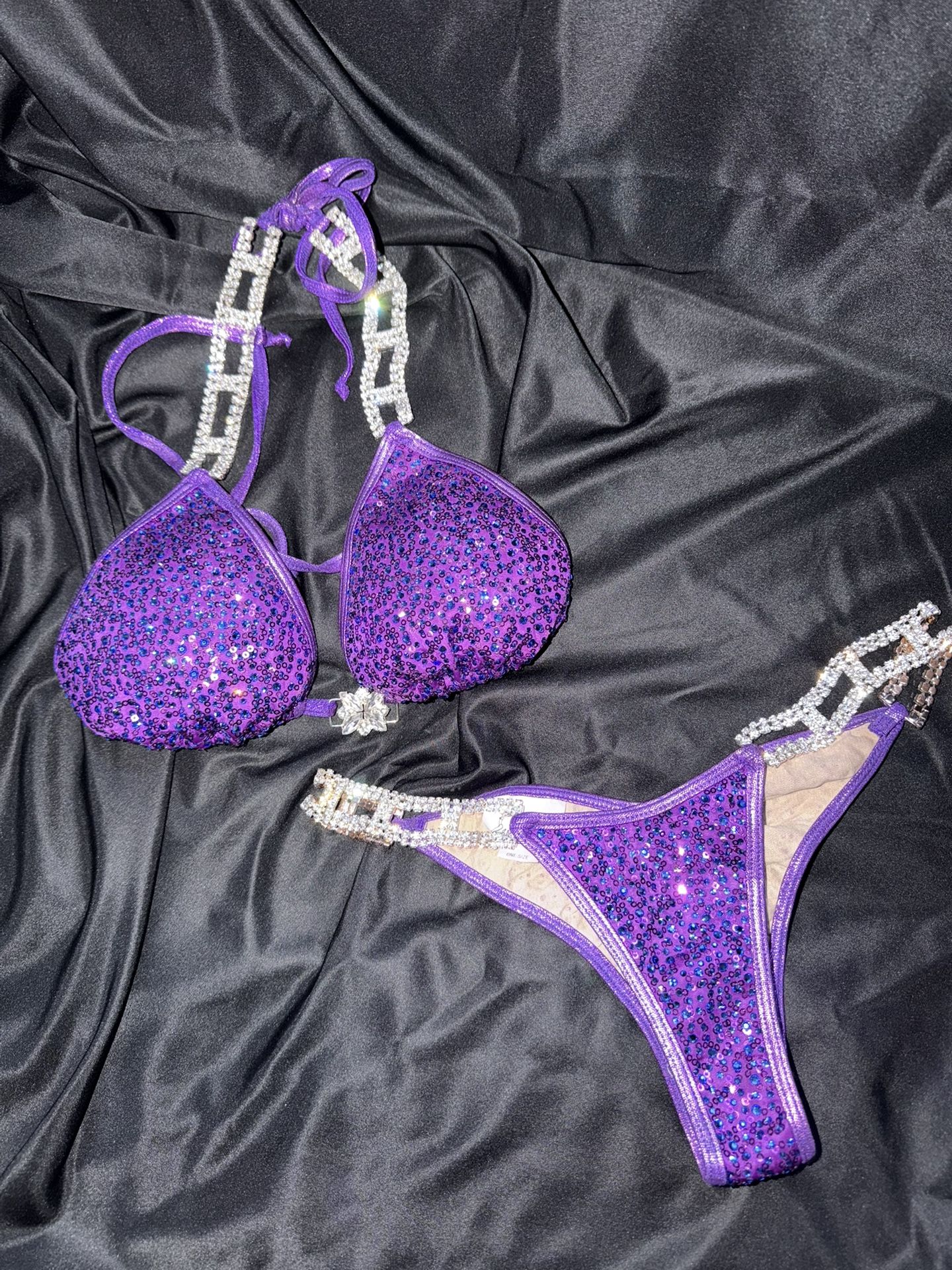 Purple Bikini/Wellness Competition Suit