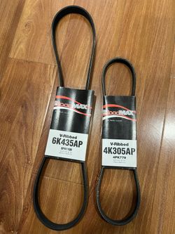 Roadmax V Ribbed Serpentine Belt Set