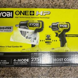 Ryobi Brushless 1/2 and 3/8 Impact Wrenches