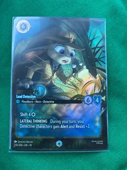 Disney Lorcana Enchanted Judy Hopps Lead Detective 235/204