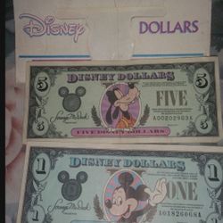 Classic Disney Dollars 