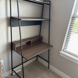 Desk With Bookshelf