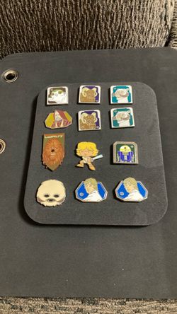 Disney Pins 12 Total