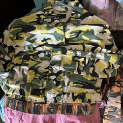 Camo Jean Jacket 