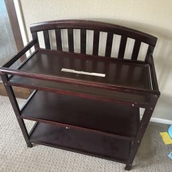 Wooden Kids Changing Station