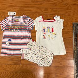 NWT! Girls 2 T-shirts And Leggings Sz 7/8