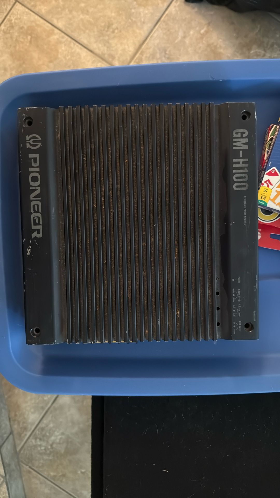 Oldschool Pioneer Gm-H100 Car Amplifier Audiophile LOW NOISE AUDIO AMP