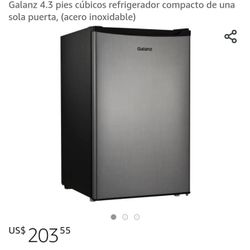 Galanz 4.3 Cu ft Single Door Compact Refrigerator with Chiller