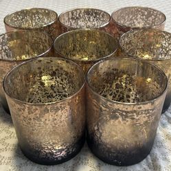 2 Toned Mercury Votives 