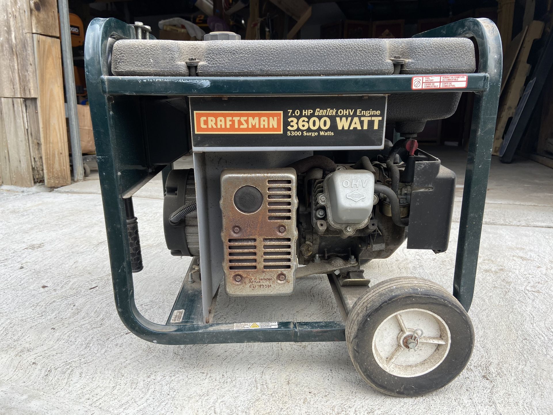 Craftsman Generator