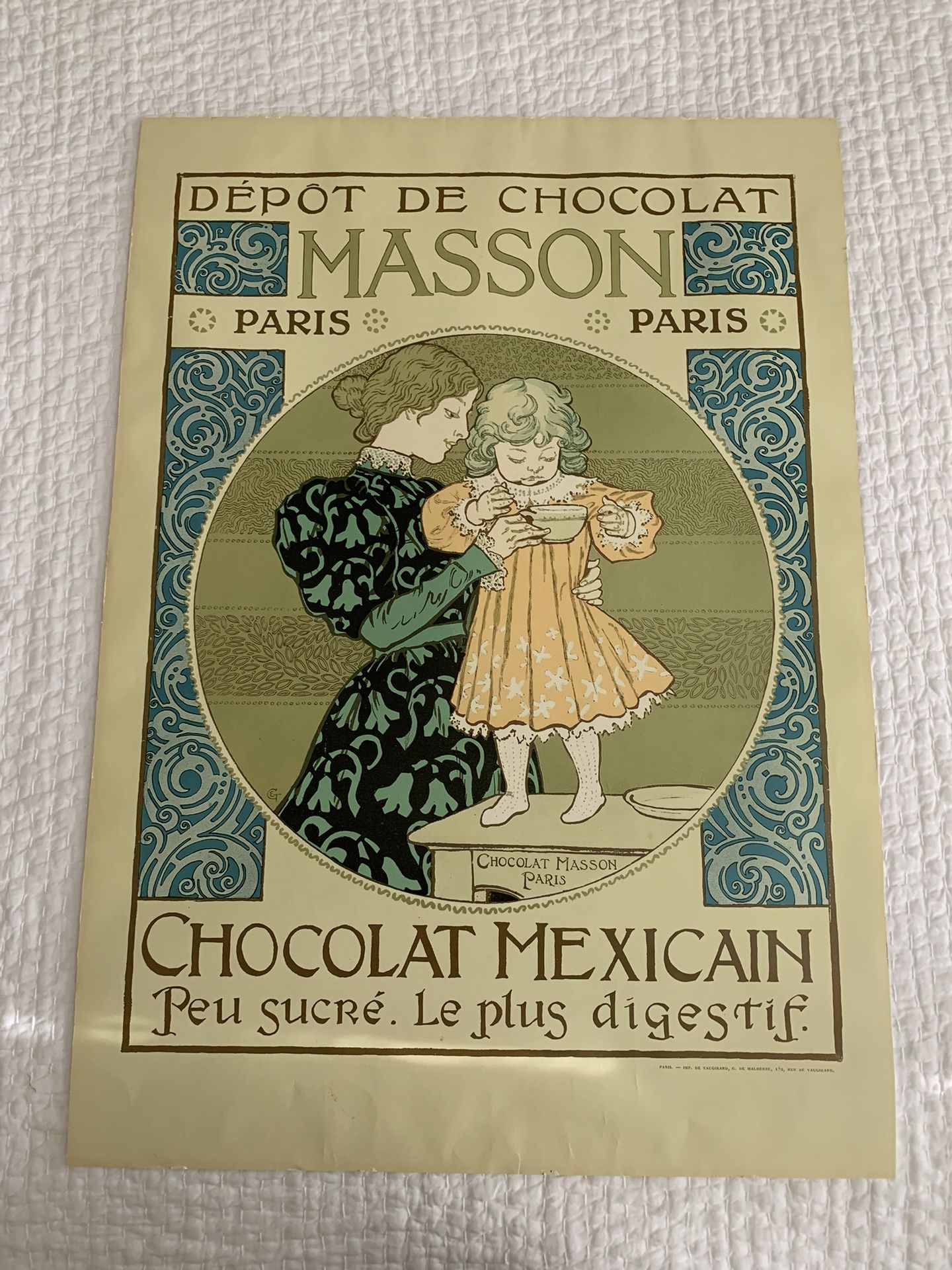 Quality Poster Print Chocolat Masson