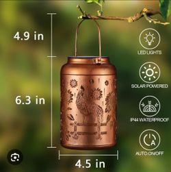 Rooster solar lantern