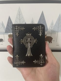 Vintage Chrome Hearts Leather Wallet