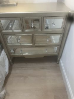 Stunning Uttermost Mirrored Chest