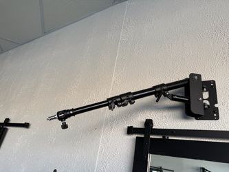 Wall-Mounted Adjustable Boom Arm with Bracket