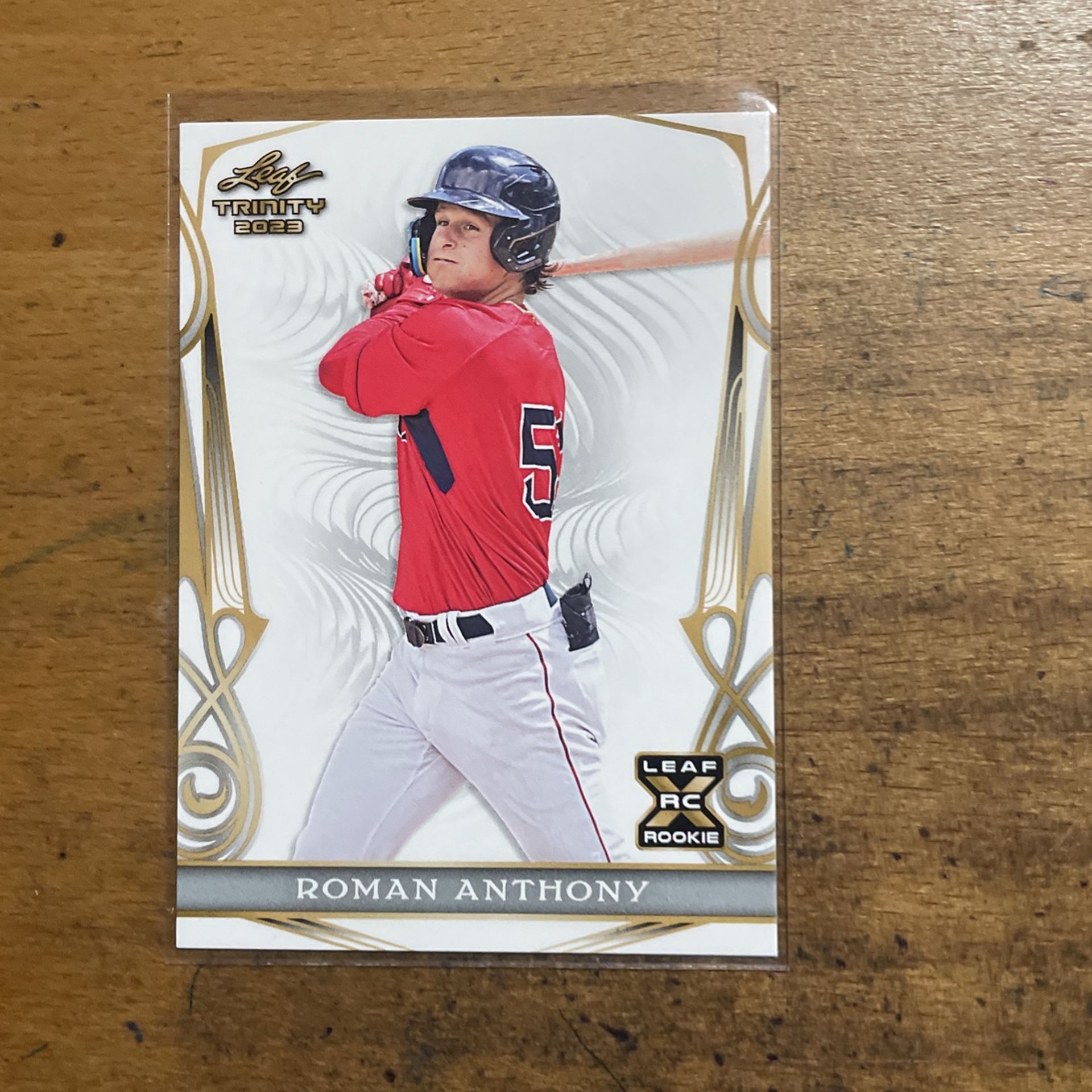 2023 LEAF TRINITY ROMAN ANTHONY ROOKIE CARD