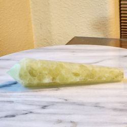 5.5" Approximately Nature Stone Wand Quartz Crystal 