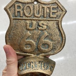 Vintage Style Route 66 Bottle Opener 