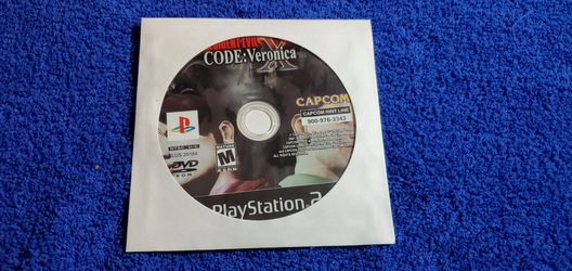RESIDENT EVIL CODE VERONICA BLACK LABEL PS2 DISC ONLY