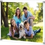 NIUBEE Clear Acrylic Wall Mount Floating Frameless Frame (New In Box)