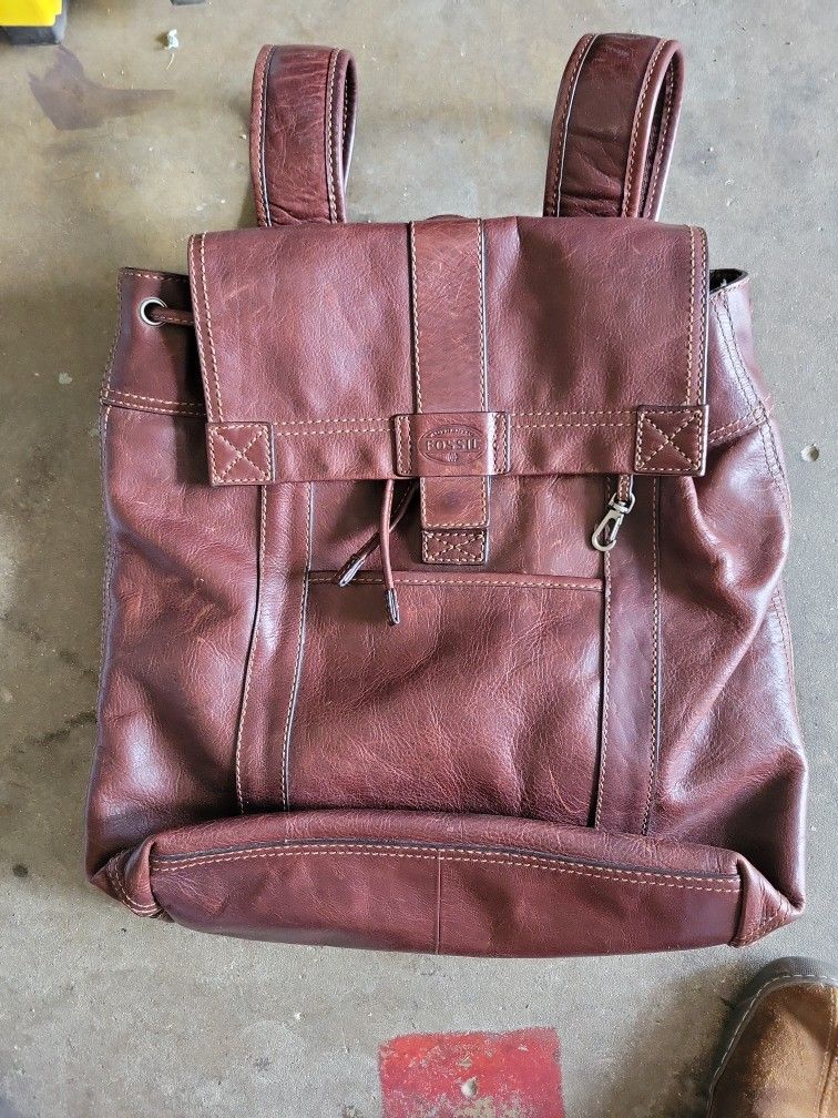 Heavy Duty Leather Fossil Backpack Very Heavy Duty Leather High Quality