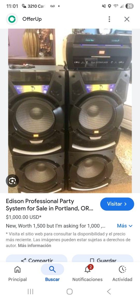 edición profesional speaker sistema 5000 w Bluetooth