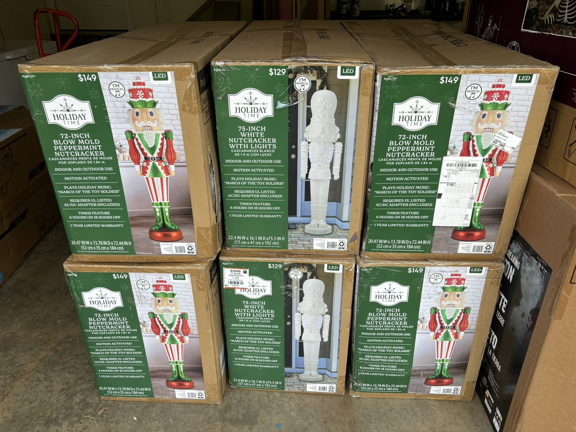 Holiday Time Viral 75” Nutcracker