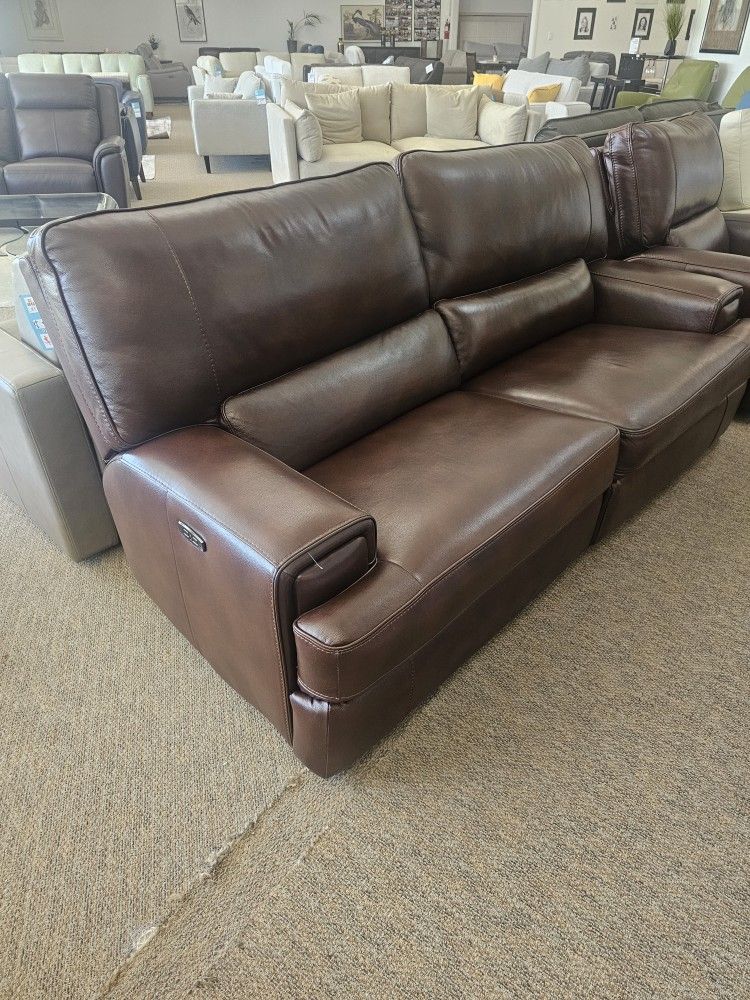100%Real Leather Comfortable Sofa