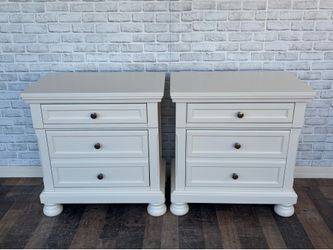 Large Oversized Nightstand Set