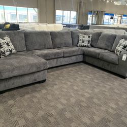 Grey Sectional Couch New 