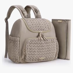 Taupe Diaper Backpack