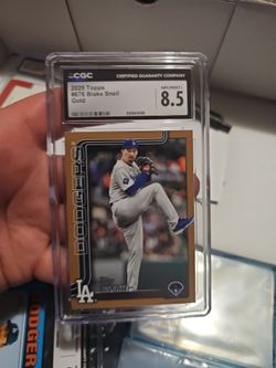 Graded 8.5 baseball card