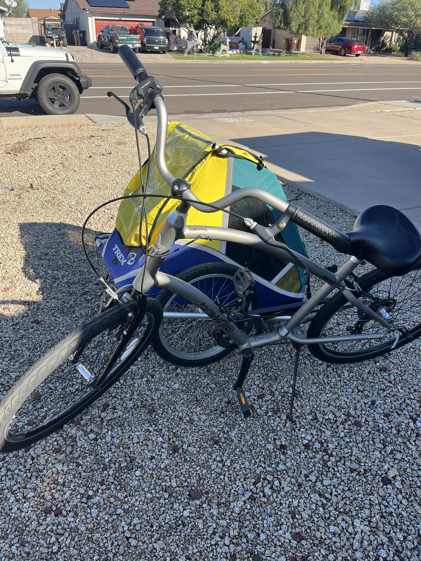 Bike With Trailer Bike