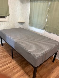 Siena 10” Twin Mattress & Metal Platform Bed Frame