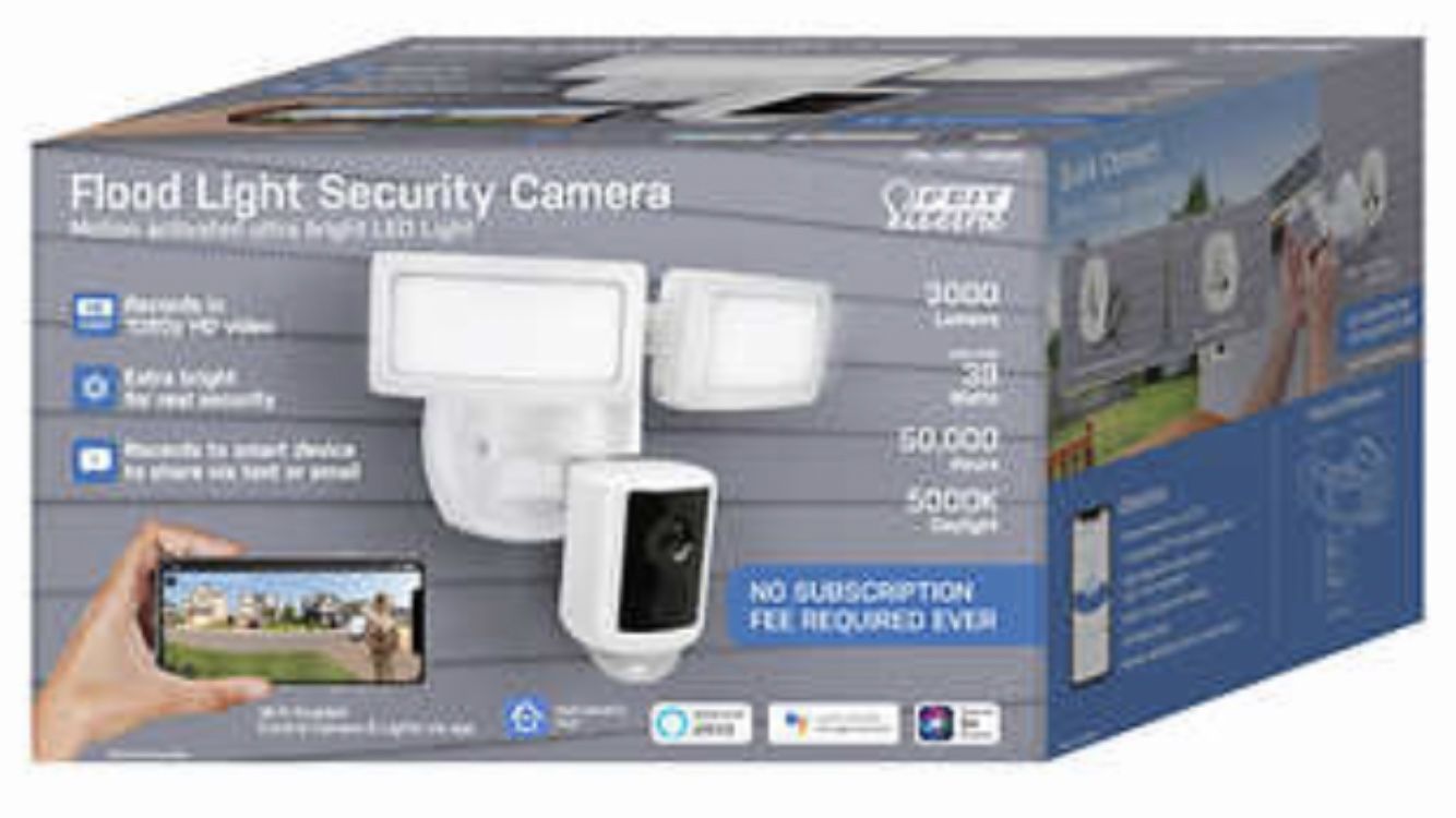 Costco Feit Electric LED 1080P HD Smart Flood Security Light
