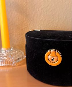 Velvet Jewelry Box With Lock