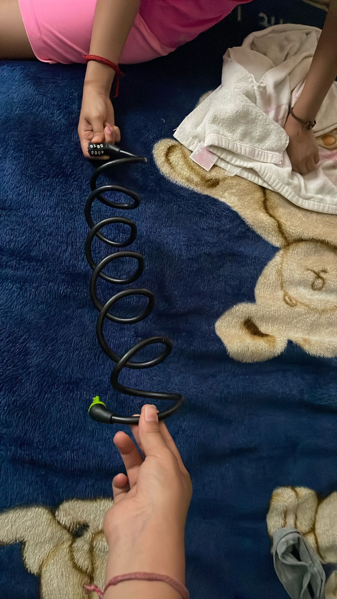 Black Bike Lock