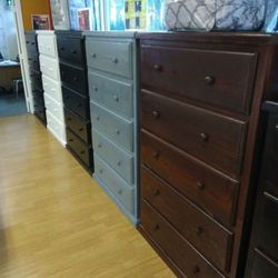 Jumbo Dresser 5 Drawers 100% Pinewood 🌲