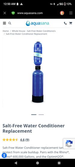 Whole home water filter good for 10 years