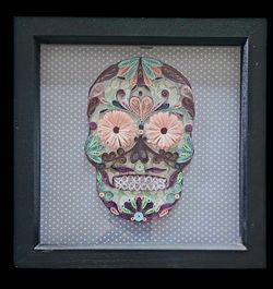 Sugar Skull Quill Art