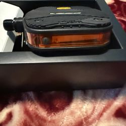 Geo City LED Black Bike Pedals 