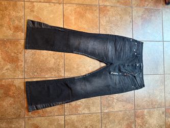 Purple jeans