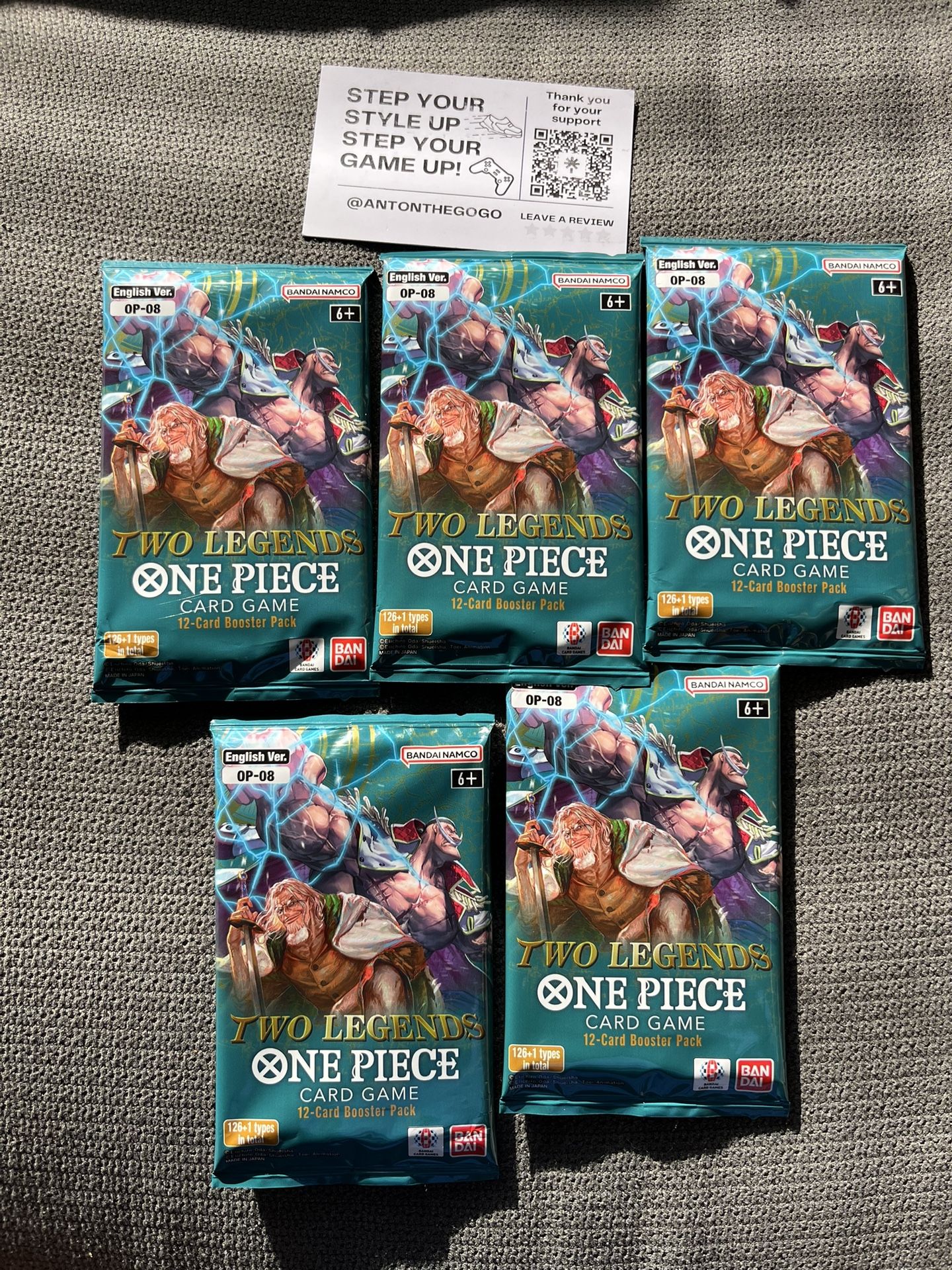 Bandai One Piece Trading Cards