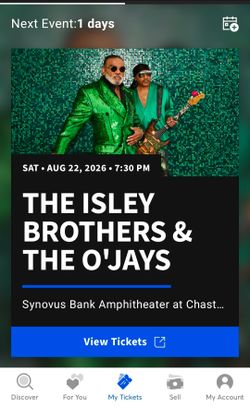 O'Jays and Isley Brothers Chastain